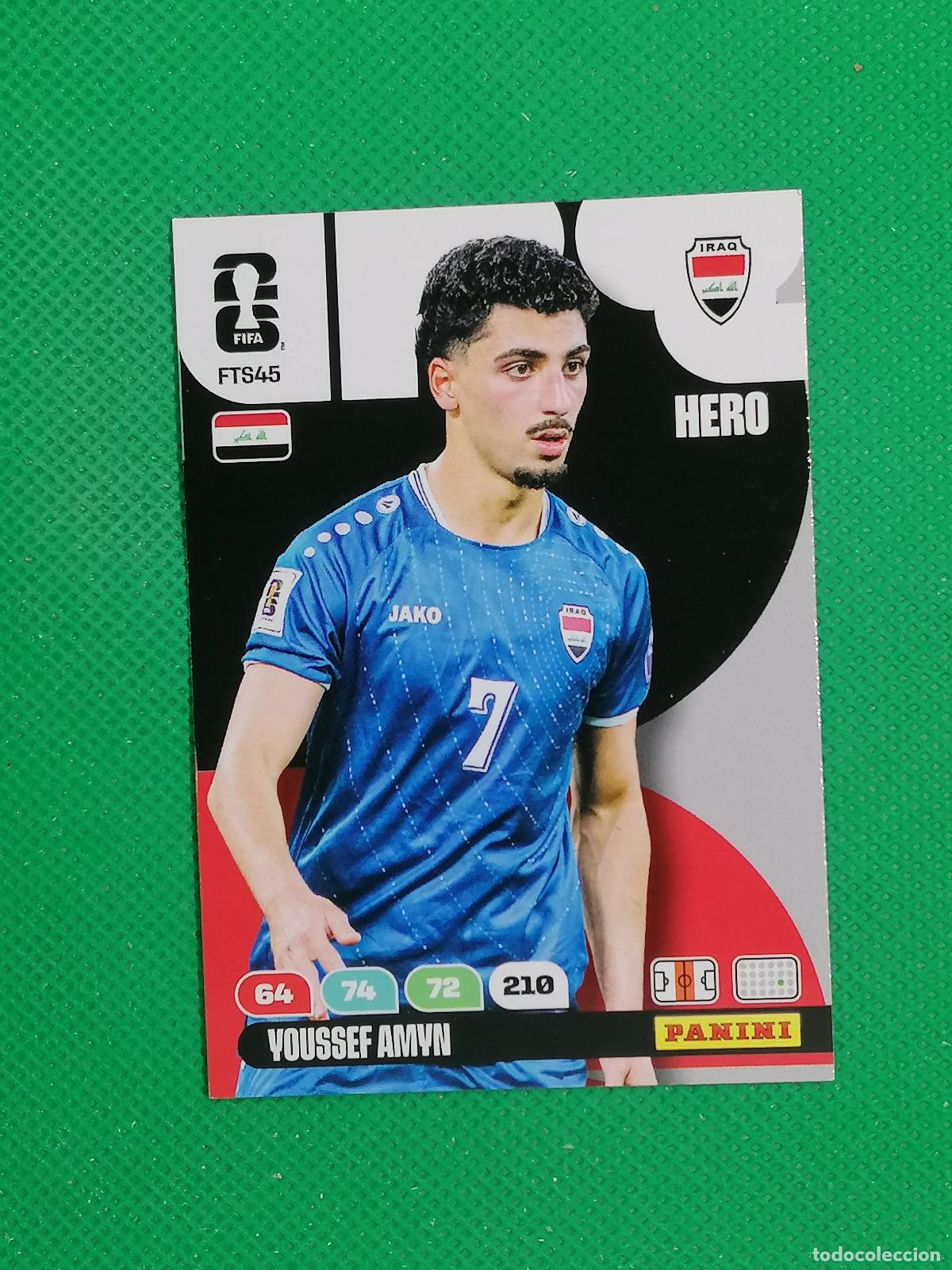Cromos de F&uacute;tbol: FTS45 YOUSSEF AMYN IRAQ UPDATE ⚽ PANINI ADRENALYN FIFA WORLD CUP 26 2026 ⚽