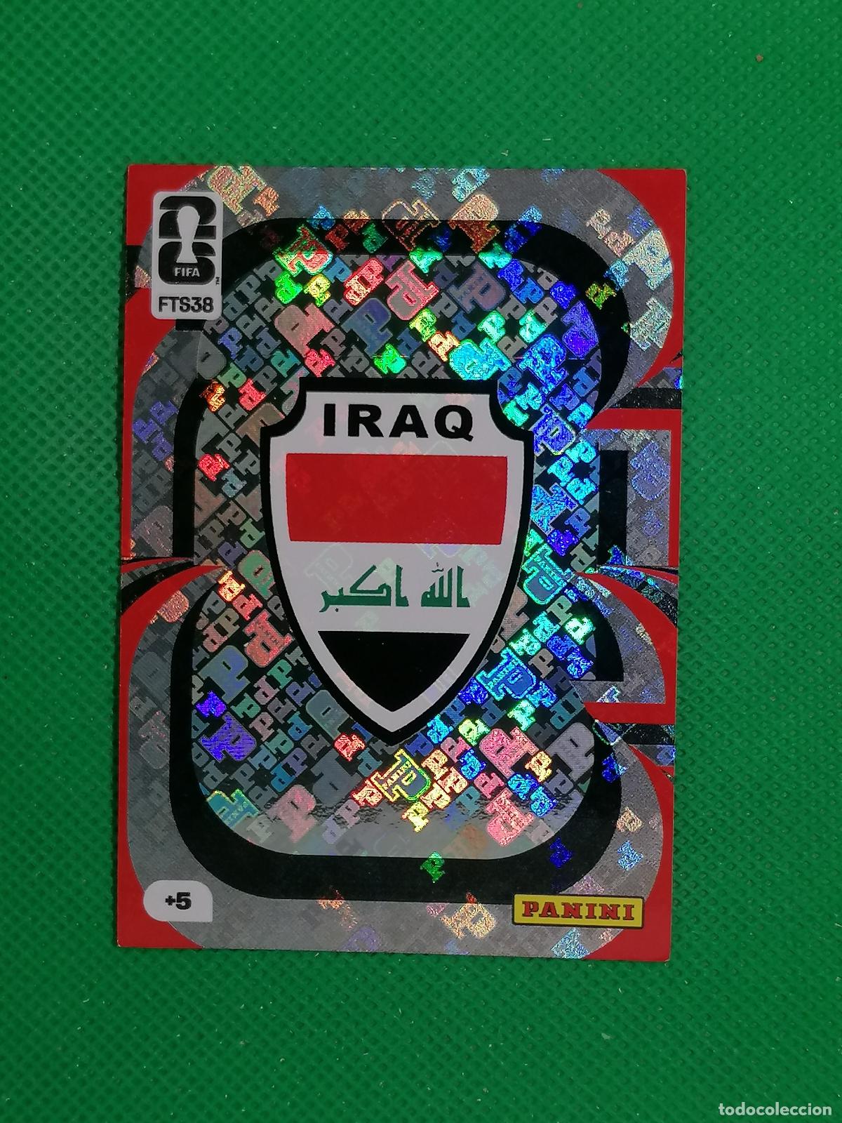 Cromos de F&uacute;tbol: FTS38 ESCUDO TEAM CREST IRAQ UPDATE ⚽ PANINI ADRENALYN FIFA WORLD CUP 26 2026 ⚽
