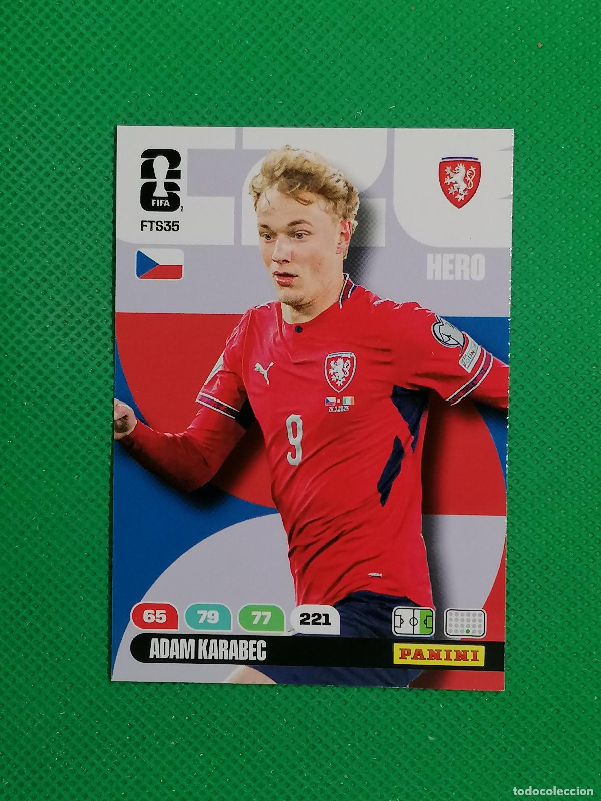 Cromos de F&uacute;tbol: FTS35 ADAM KARABEC CHEQUIA UPDATE ⚽ PANINI ADRENALYN FIFA WORLD CUP 26 2026 ⚽