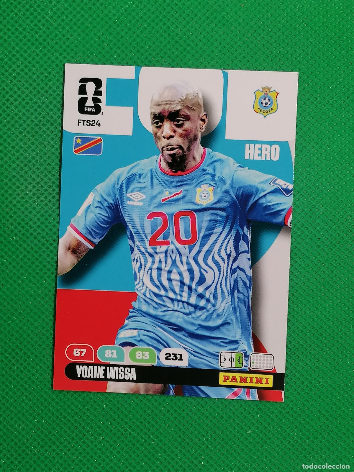 Cromos de F&uacute;tbol: FTS24 YOANE WISSA CONGO UPDATE ⚽ PANINI ADRENALYN FIFA WORLD CUP 26 2026 ⚽