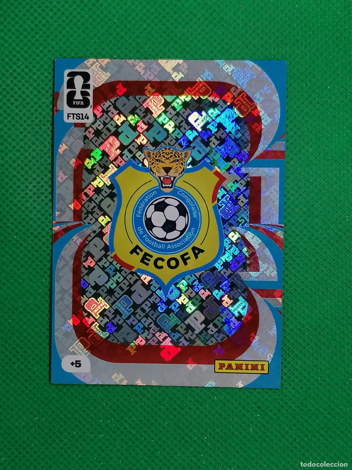 Cromos de F&uacute;tbol: FTS14 ESCUDO TEAM CREST CONGO UPDATE ⚽ PANINI ADRENALYN FIFA WORLD CUP 26 2026 ⚽