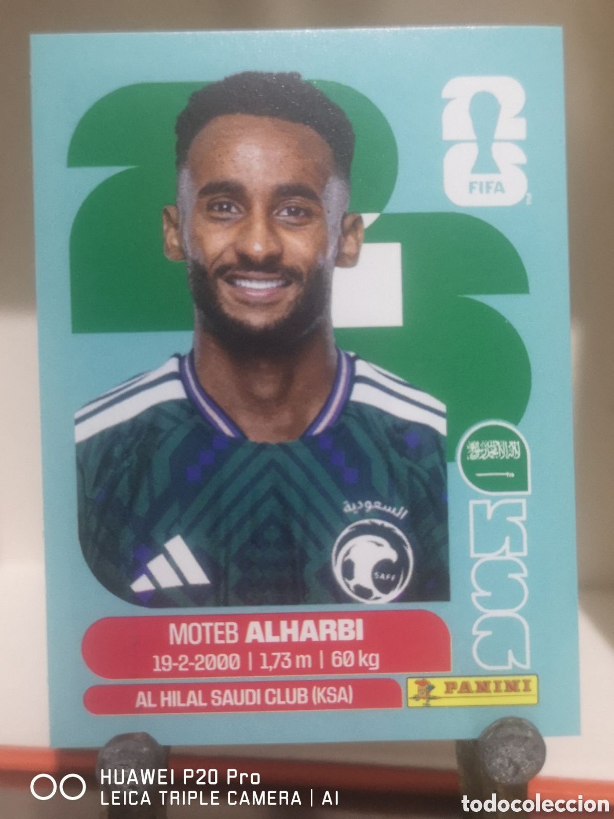 Cromos de F&uacute;tbol: FIFA WORLD CUP MUNDIAL 2026 MOTEB ALHARBI - KSA 7