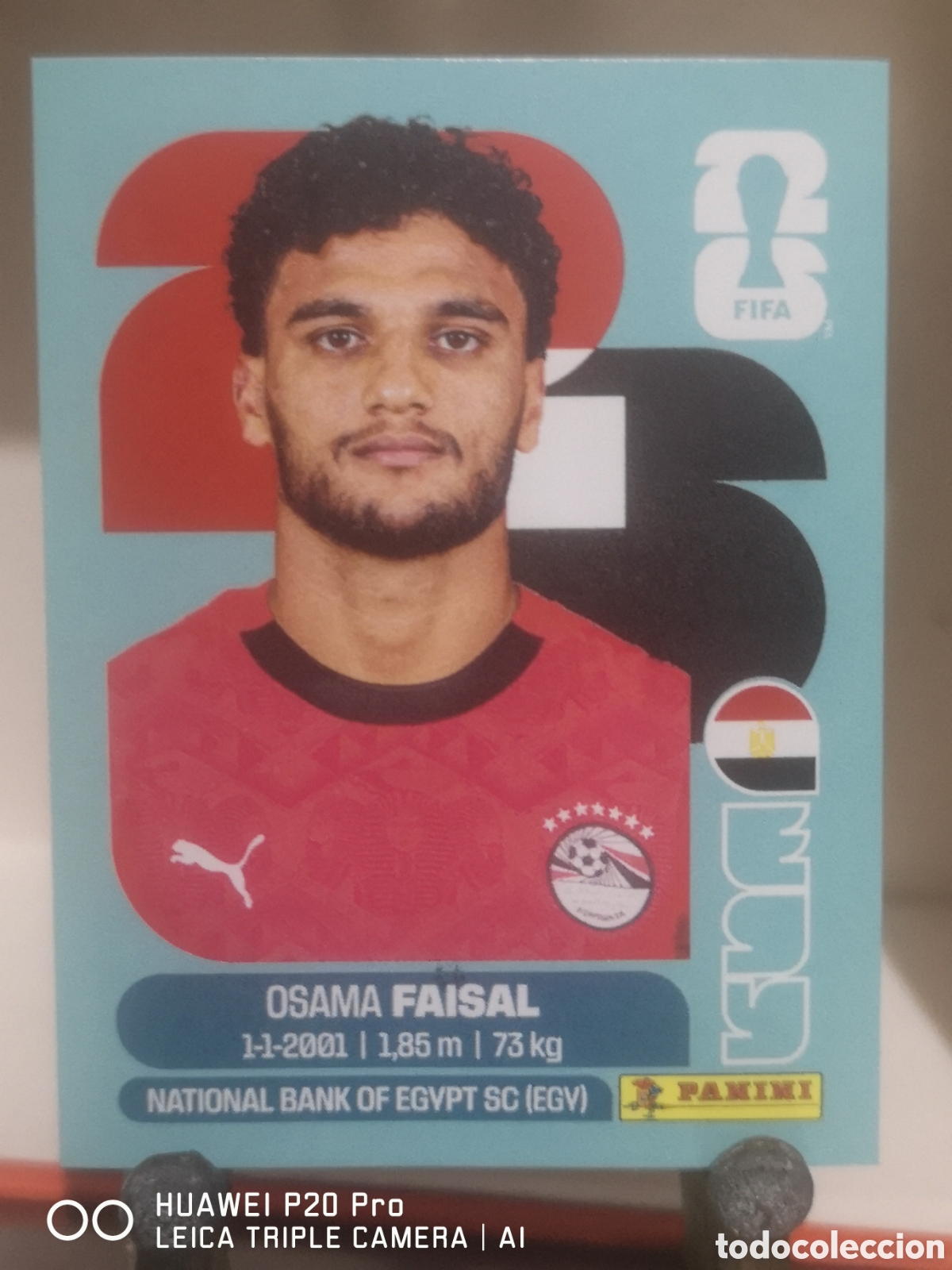 Cromos de F&uacute;tbol: FIFA WORLD CUP MUNDIAL 2026 OSAMA FAISAL- EGY 16