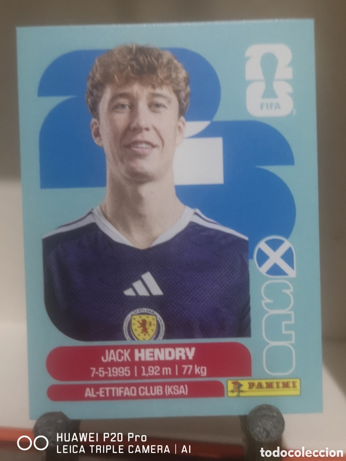 Cromos de F&uacute;tbol: FIFA WORLD CUP MUNDIAL 2026 JACK HENDRY - SCO 3