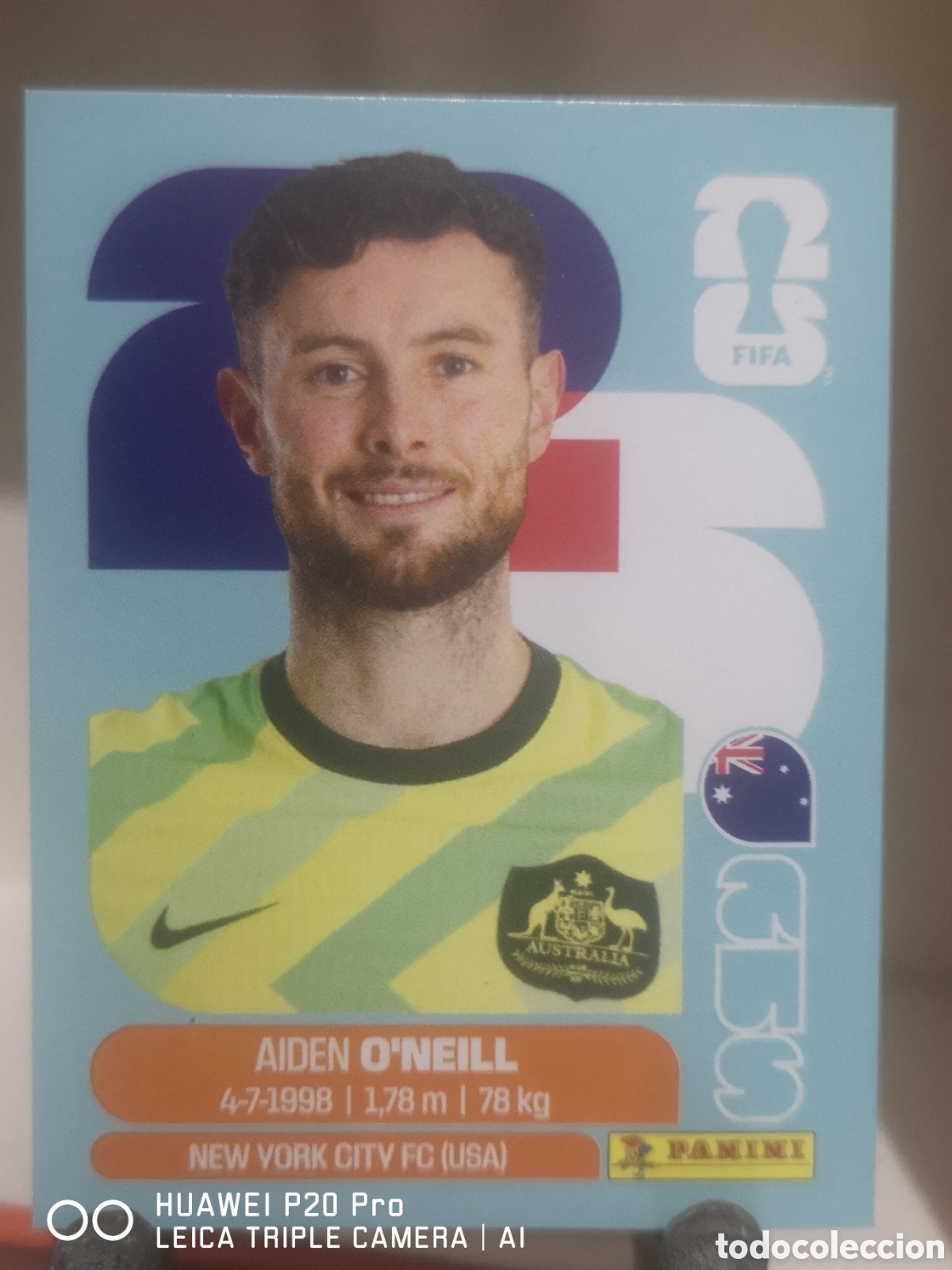 Cromos de F&uacute;tbol: FIFA WORLD CUP MUNDIAL 2026 AIDEN ONEILL - AUS 14