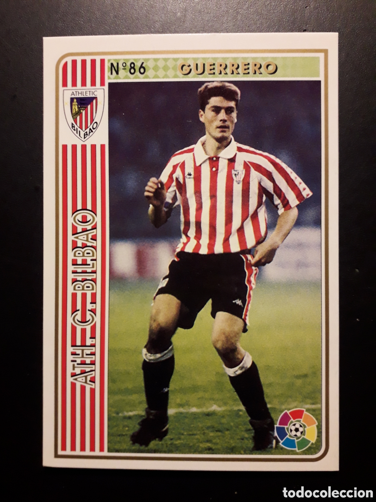 Cromos de F&uacute;tbol: GUERRERO ATHLETIC DE BILBAO LAS FICHAS LIGA 1994 1995 94 95 N&deg; 86 MUNDICROMO MC PEDIDO M&Iacute;NIMO 3&euro;