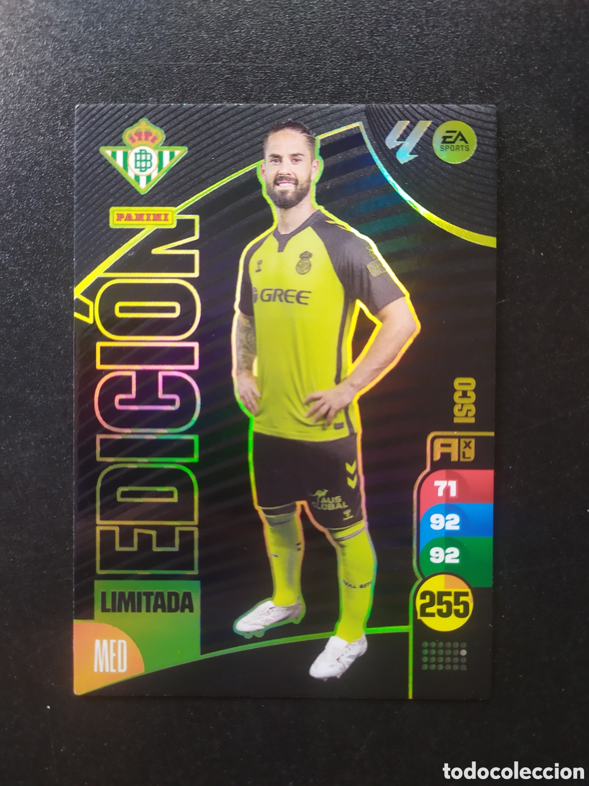 Football Stickers: Adrenalyn 2024 2025 24 25 panini Isco edici&oacute;n limitada Real Betis
