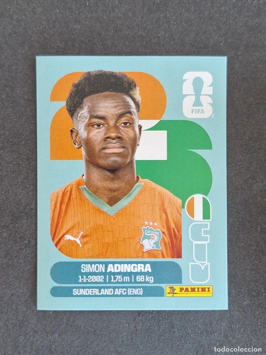 Cromos de F&uacute;tbol: L2 ADINGRA SELECCION COSTA DE MARFIL 17 PANINI MUNDIAL FIFA WORLD CUP 2026 PANINI NUNCA PEGADO