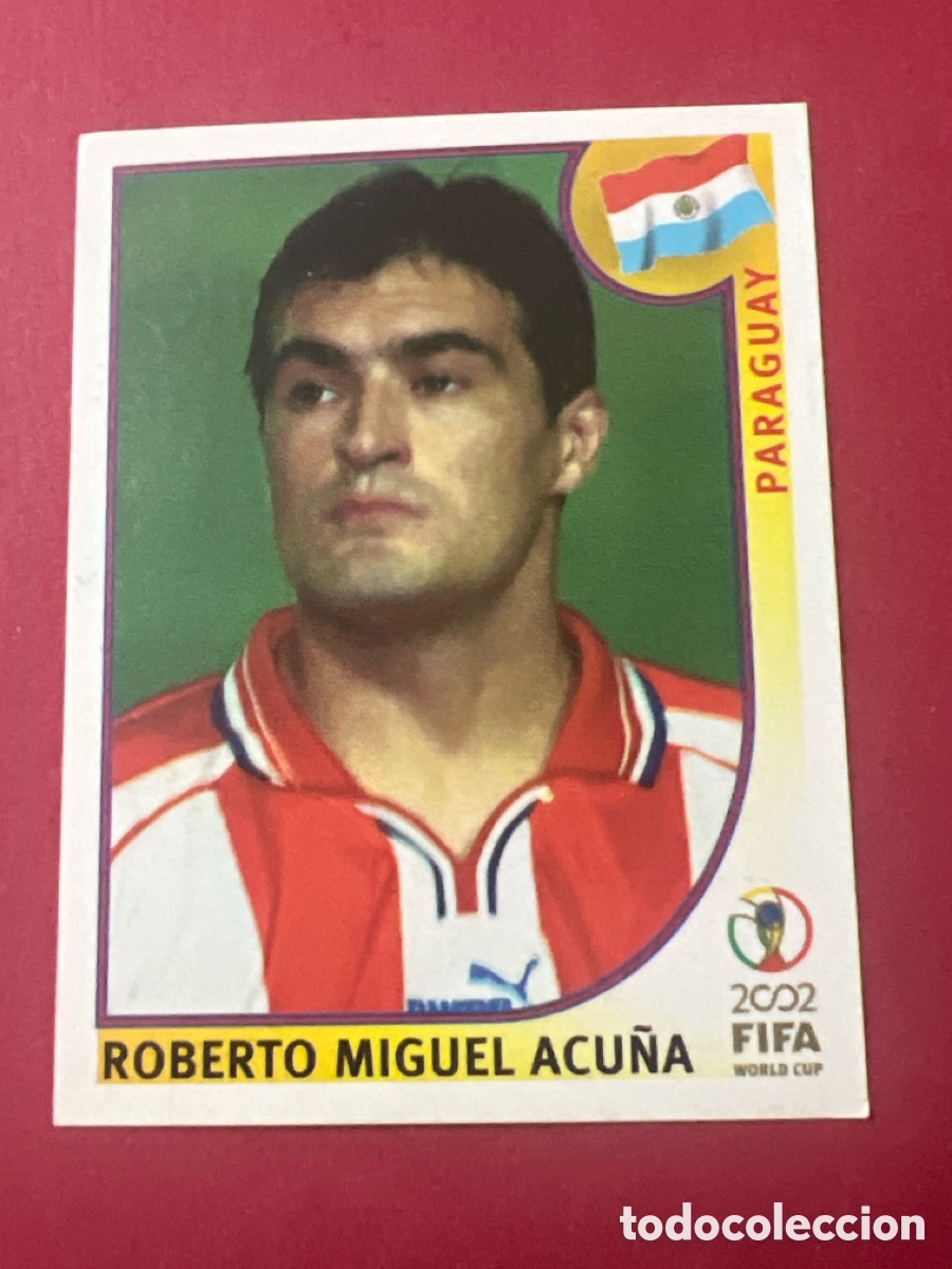 Cromos de F&uacute;tbol: C4314. FIFA World Cup Korea Japan 2002 panini Acu&ntilde;a n&deg; 143 Paraguay
