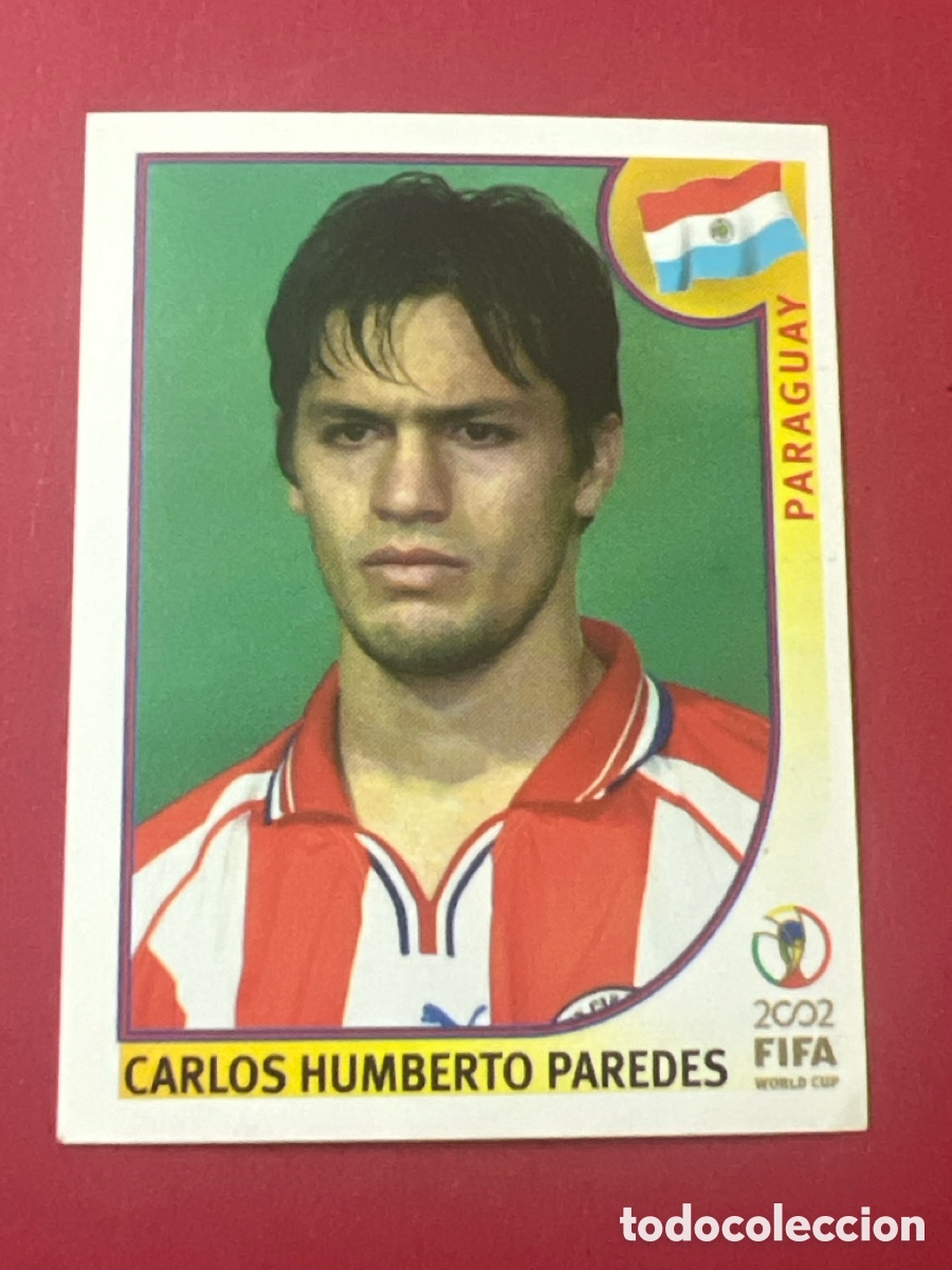 Cromos de F&uacute;tbol: C4386. FIFA World Cup Korea Japan 2002 panini Paredes n&deg; 142 Paraguay