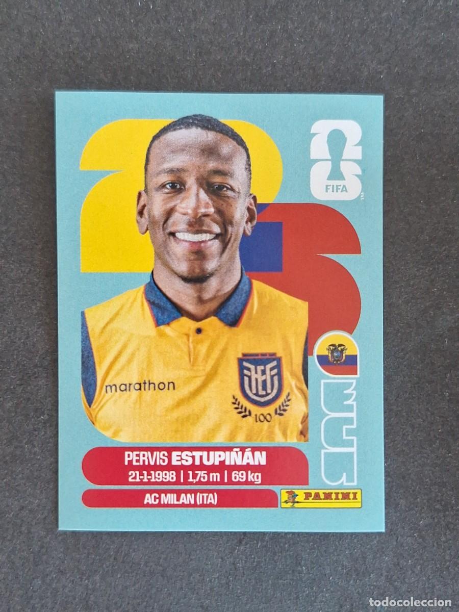 Cromos de F&uacute;tbol: L2 ESTUPI&Ntilde;AN SELECCION ECUADOR 5 PANINI MUNDIAL FIFA WORLD CUP 2026 PANINI NUNCA PEGADO