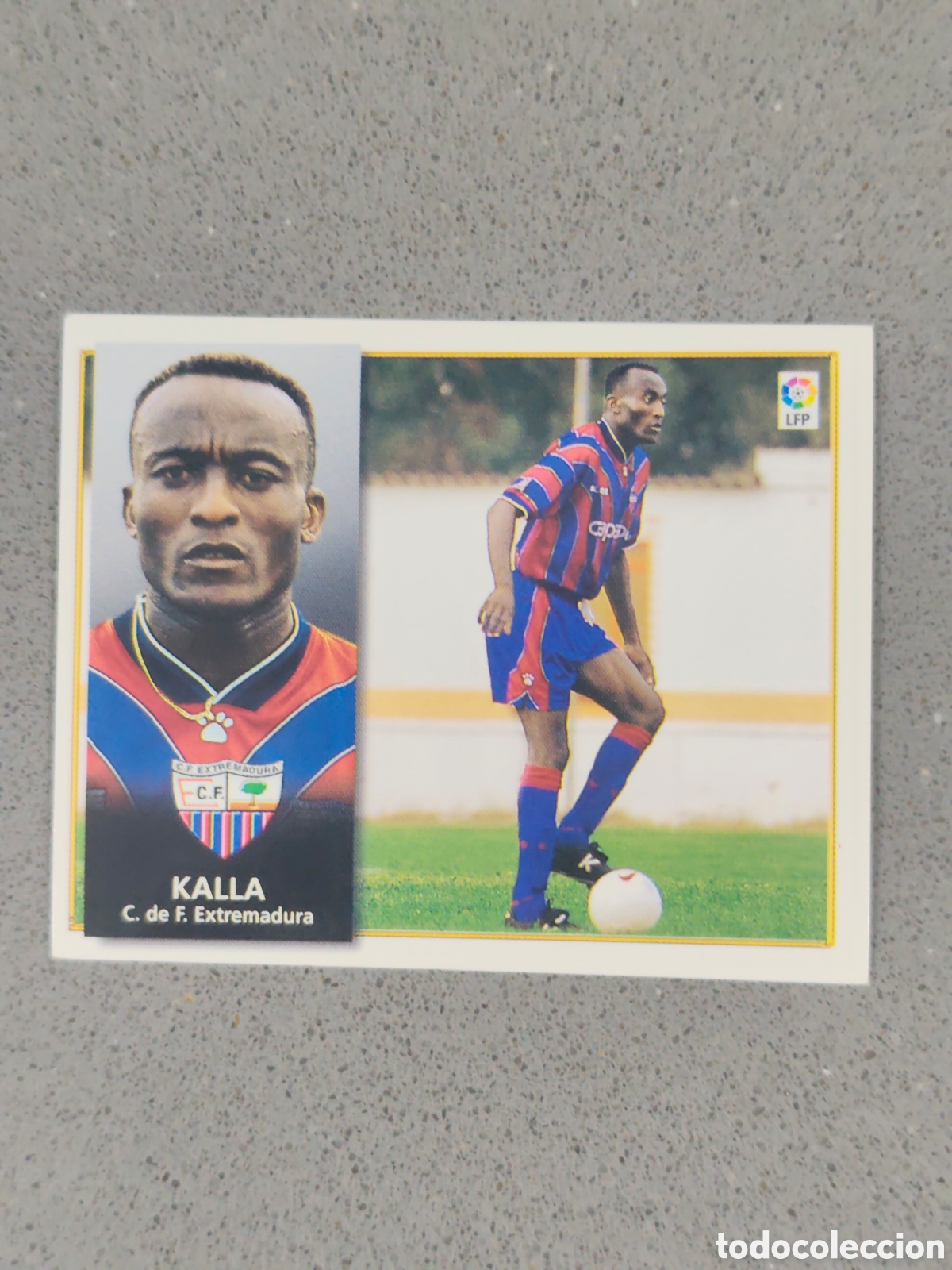 Cromos de F&uacute;tbol: COLOCA KALLA EXTREMADURA EDICIONES ESTE 1998 1999