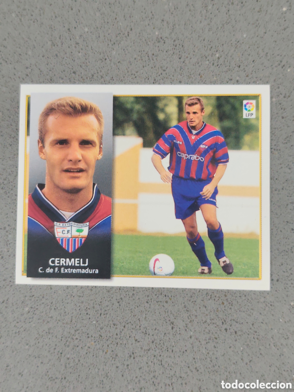 Fu&szlig;ball-Sticker: COLOCA CERMELJ EXTREMADURA EDICIONES ESTE 1998 1999