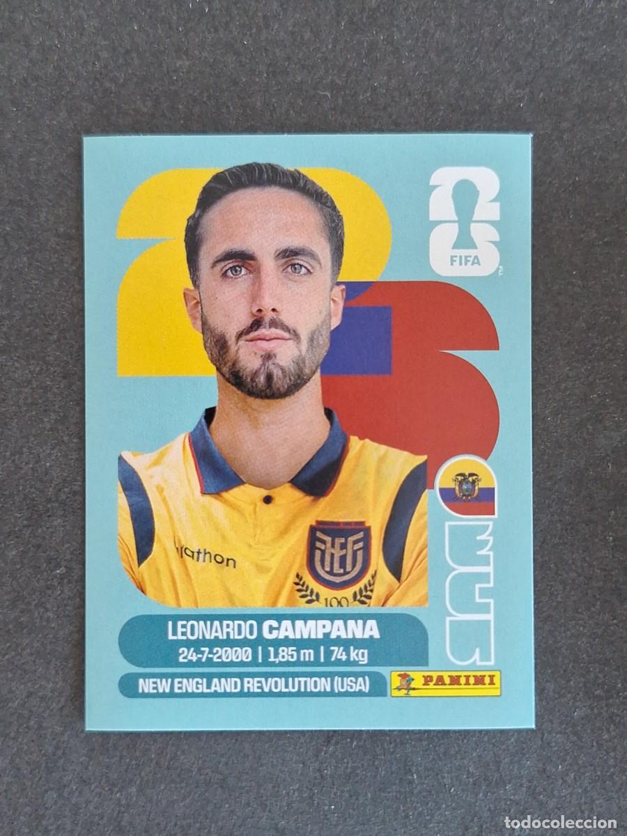 Cromos de F&uacute;tbol: L2 CAMPANA SELECCION ECUADOR 15 PANINI MUNDIAL FIFA WORLD CUP 2026 PANINI NUNCA PEGADO