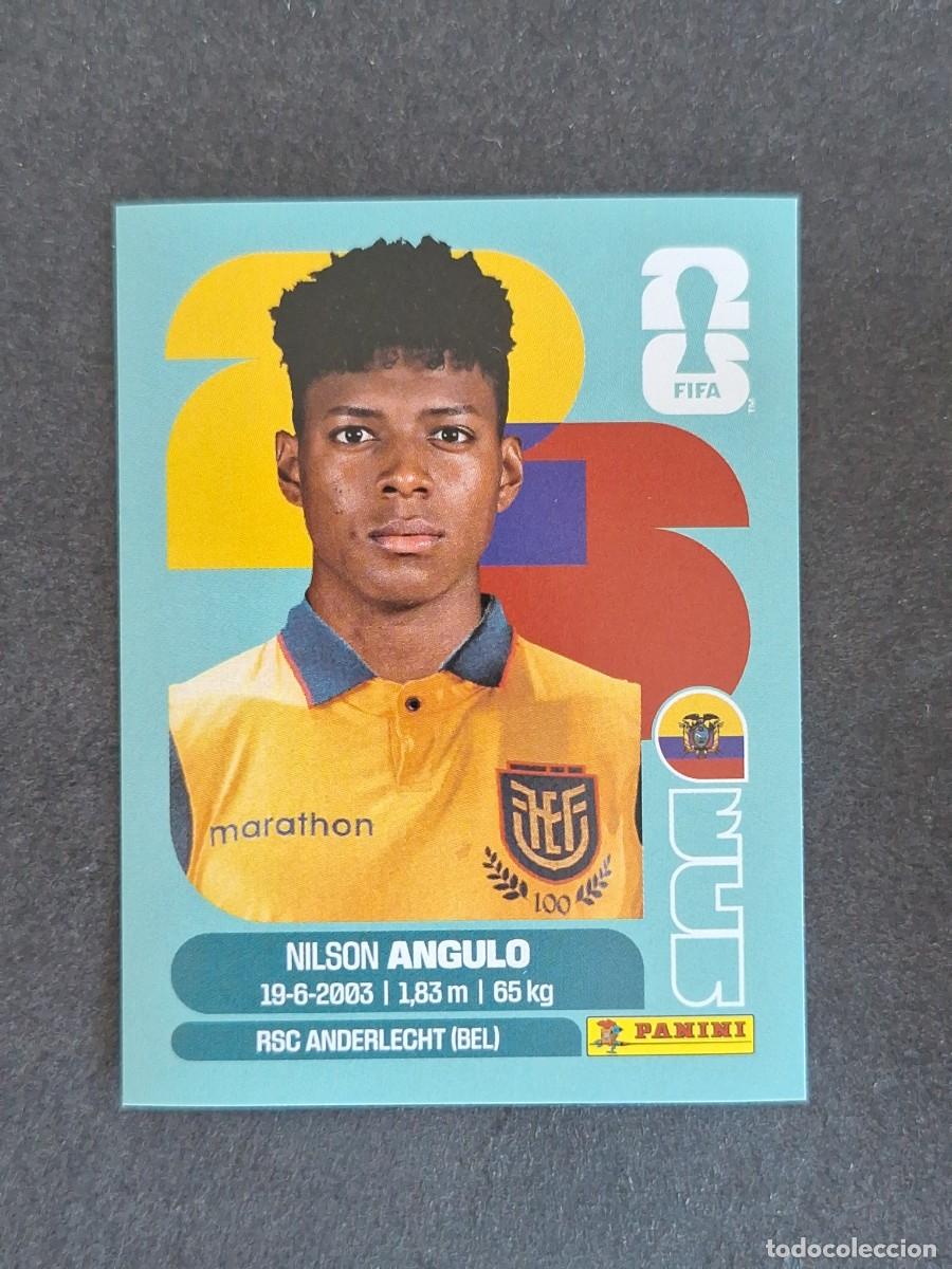 Cromos de F&uacute;tbol: L2 ANGULO SELECCION ECUADOR 17 PANINI MUNDIAL FIFA WORLD CUP 2026 PANINI NUNCA PEGADO