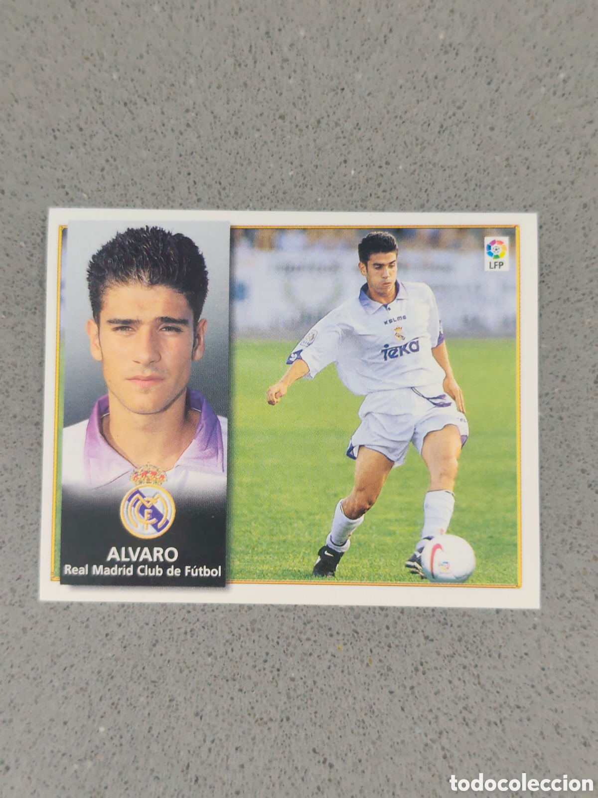 Cromos de F&uacute;tbol: COLOCA &Aacute;LVARO REAL MADRID EDICIONES ESTE 1998 1999