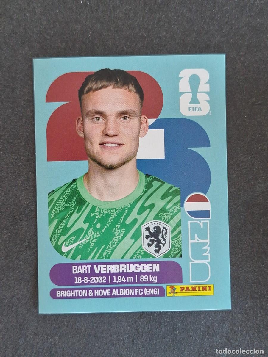 Cromos de F&uacute;tbol: L2 VERBRUGGEN SELECCION PAISES BAJOS 2 PANINI MUNDIAL FIFA WORLD CUP 2026 PANINI NUNCA PEGADO