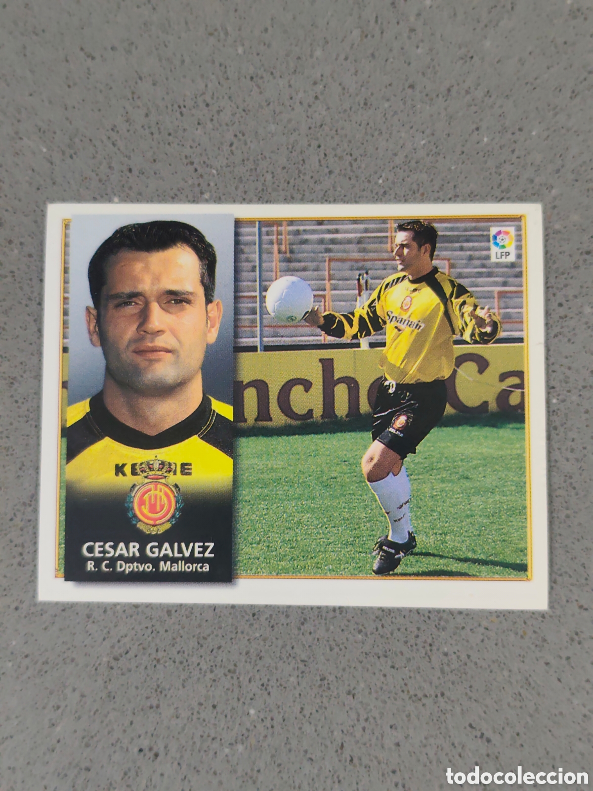Cromos de F&uacute;tbol: COLOCA C&Eacute;SAR G&Aacute;LVEZ REAL MALLORCA EDICIONES ESTE 1998 1999