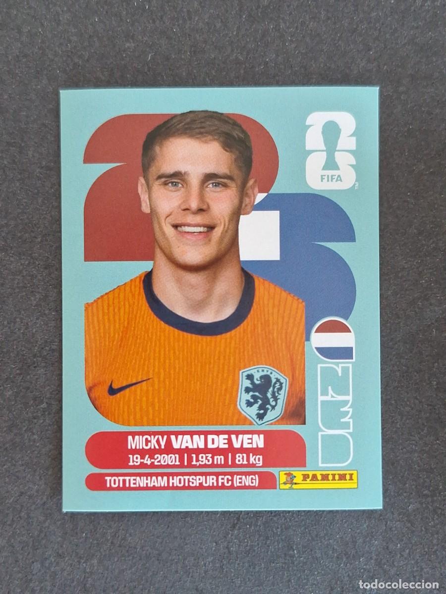 Cromos de F&uacute;tbol: L2 VAN DE VEN SELECCION PAISES BAJOS 4 PANINI MUNDIAL FIFA WORLD CUP 2026 PANINI NUNCA PEGADO