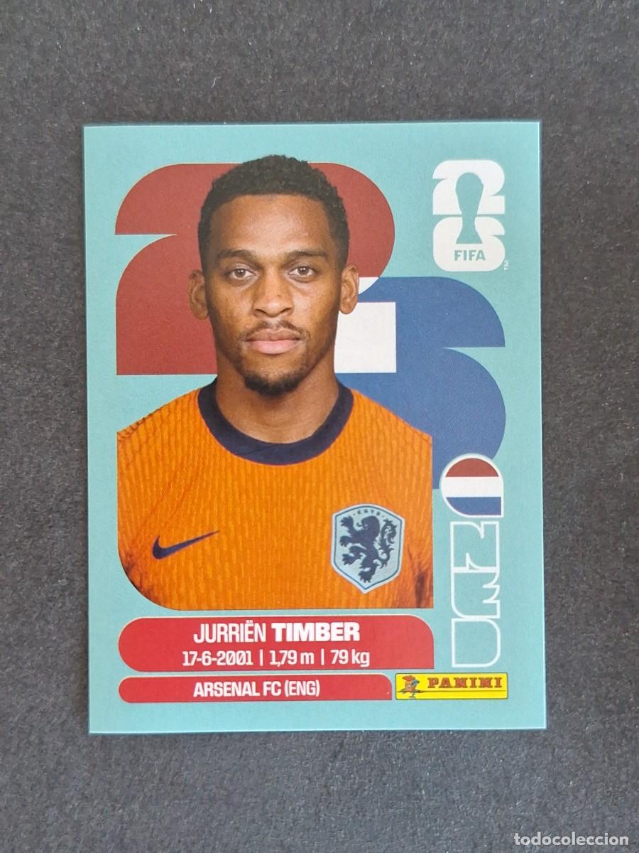 Cromos de F&uacute;tbol: L2 TIMBER SELECCION PAISES BAJOS 5 PANINI MUNDIAL FIFA WORLD CUP 2026 PANINI NUNCA PEGADO