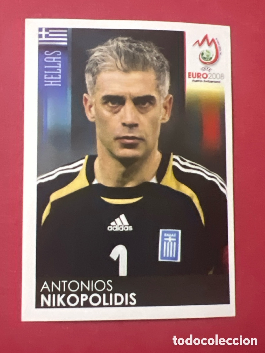 Cromos de Futebol: C4463. Eurocopa 2008 Euro 08 Austria Suiza Hellas Grecia 364 Antonios Nikopolodis