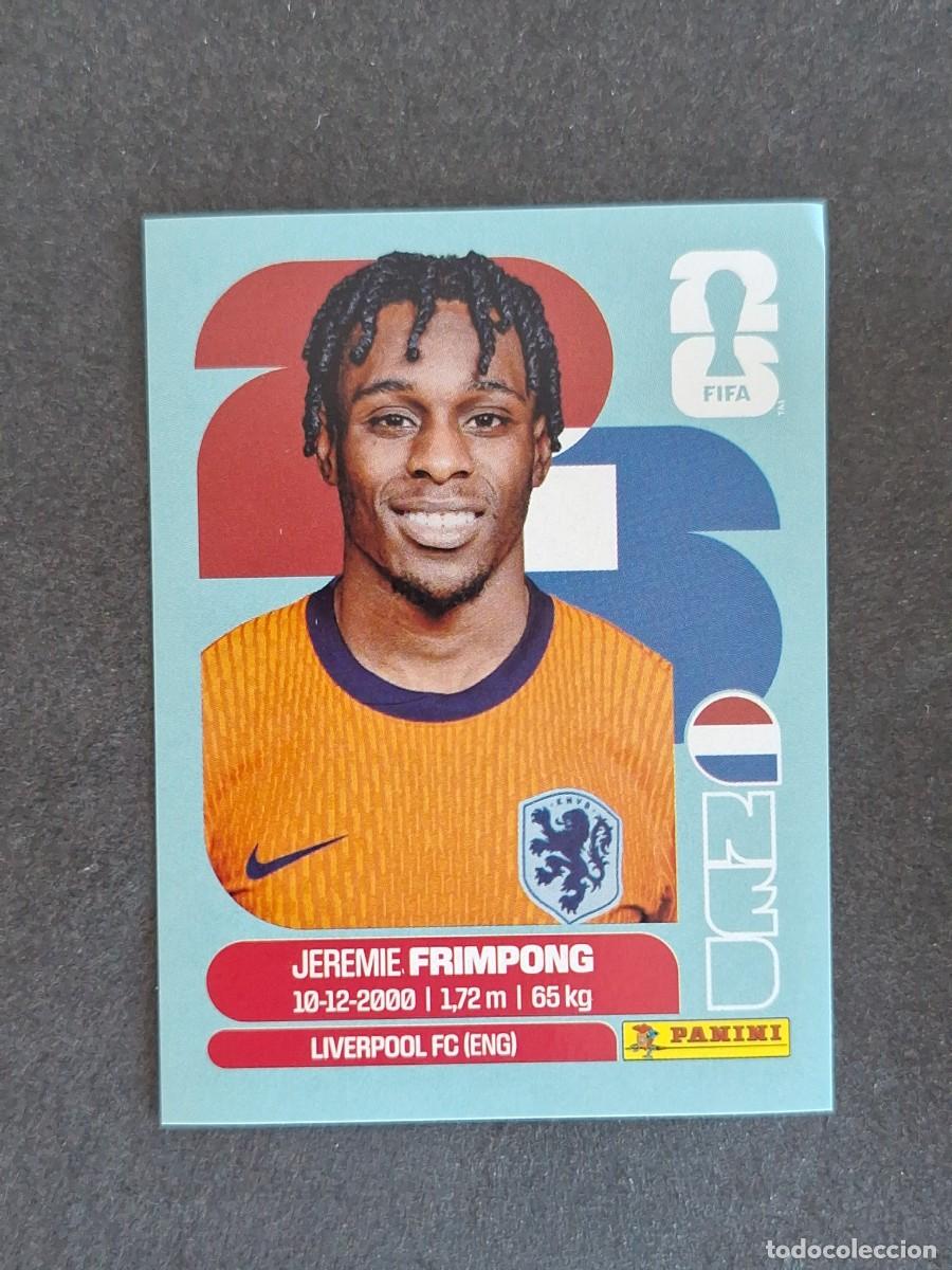 Cromos de Futebol: L2 FRIMPONG SELECCION PAISES BAJOS 8 PANINI MUNDIAL FIFA WORLD CUP 2026 PANINI NUNCA PEGADO