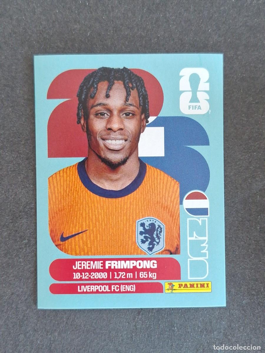 Cromos de Futebol: L2 FRIMPONG SELECCION PAISES BAJOS 8 PANINI MUNDIAL FIFA WORLD CUP 2026 PANINI NUNCA PEGADO
