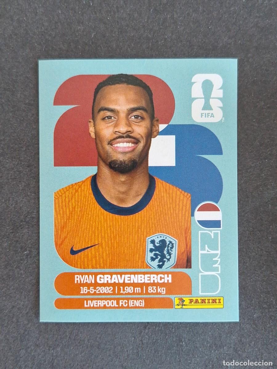 Cromos de F&uacute;tbol: L2 GRAVENBERCH SELECCION PAISES BAJOS 11 PANINI MUNDIAL FIFA WORLD CUP 2026 PANINI NUNCA PEGADO