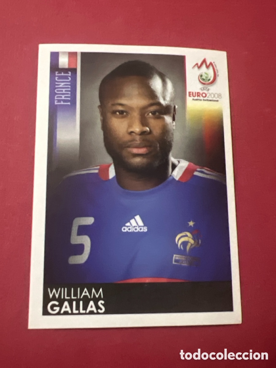 Cromos de F&uacute;tbol: C4470. Panini Eurocopa Austria Suiza EURO 2008 N&ordm; 340 William Gallas