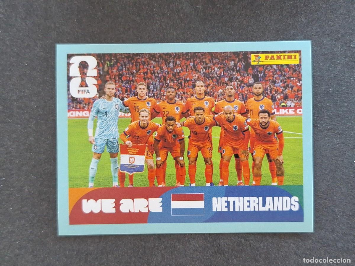 Cromos de F&uacute;tbol: L2 EQUIPO SELECCION PAISES BAJOS 13 PANINI MUNDIAL FIFA WORLD CUP 2026 PANINI NUNCA PEGADO