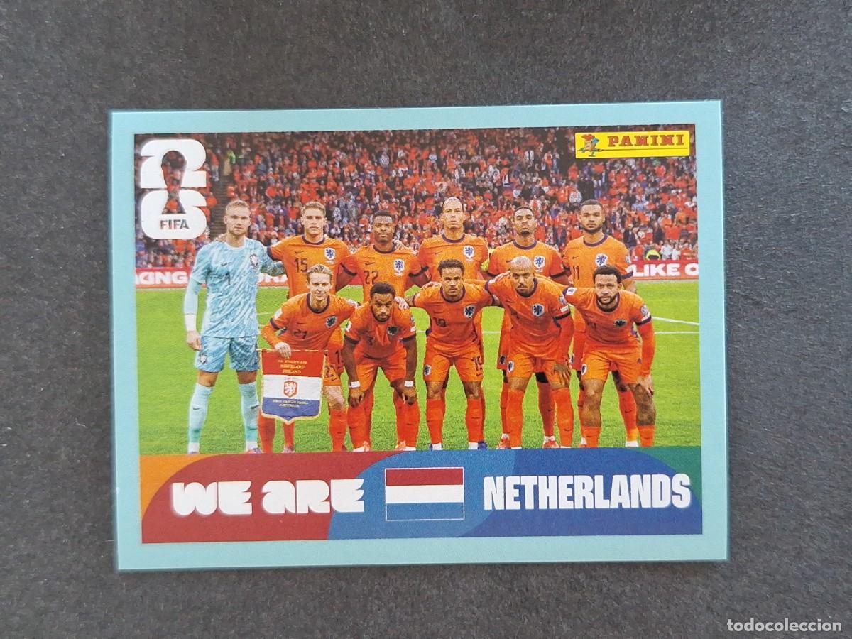 Cromos de F&uacute;tbol: L2 EQUIPO SELECCION PAISES BAJOS 13 PANINI MUNDIAL FIFA WORLD CUP 2026 PANINI NUNCA PEGADO