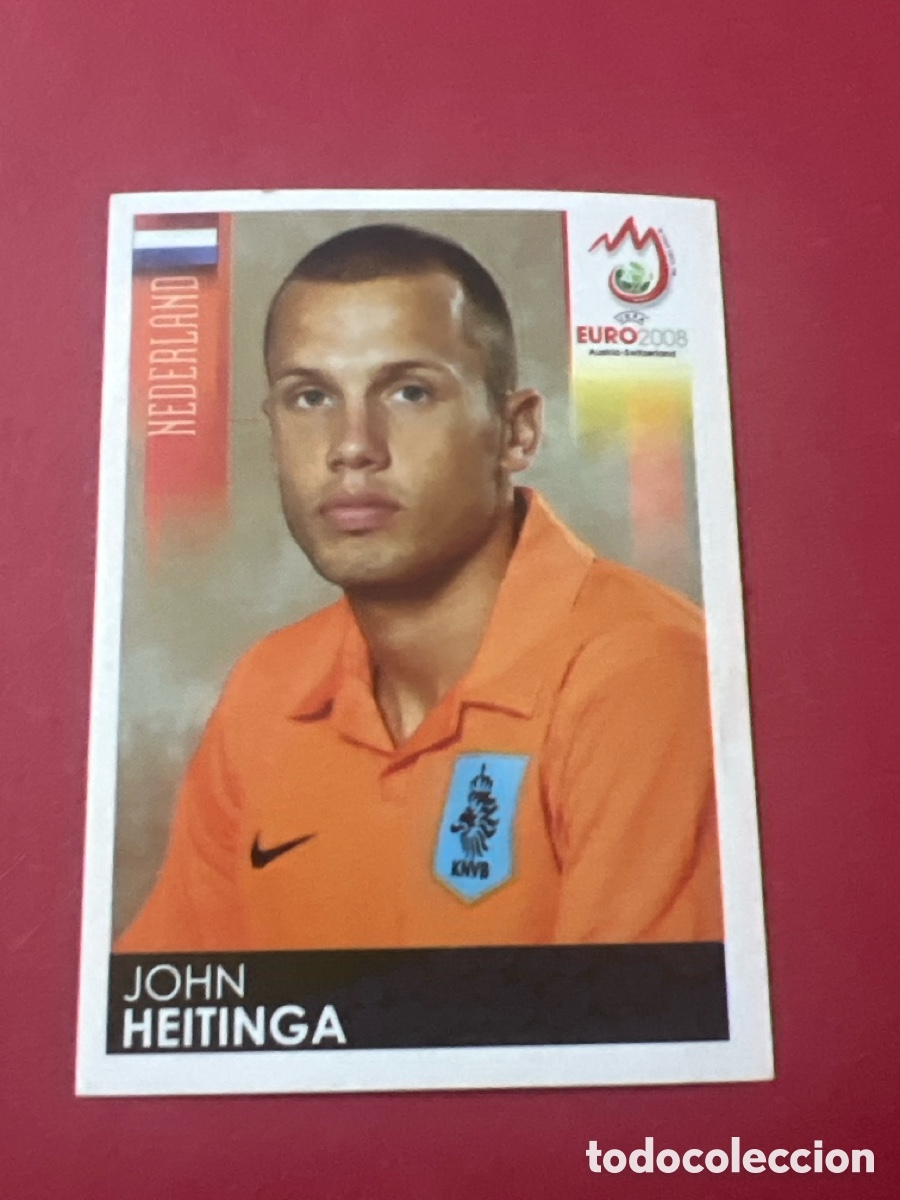 Cromos de F&uacute;tbol: C4488. Eurocopa 2008 Euro 08 Austria Suiza Nederland Holanda Paises Bajos 264 Heitinga