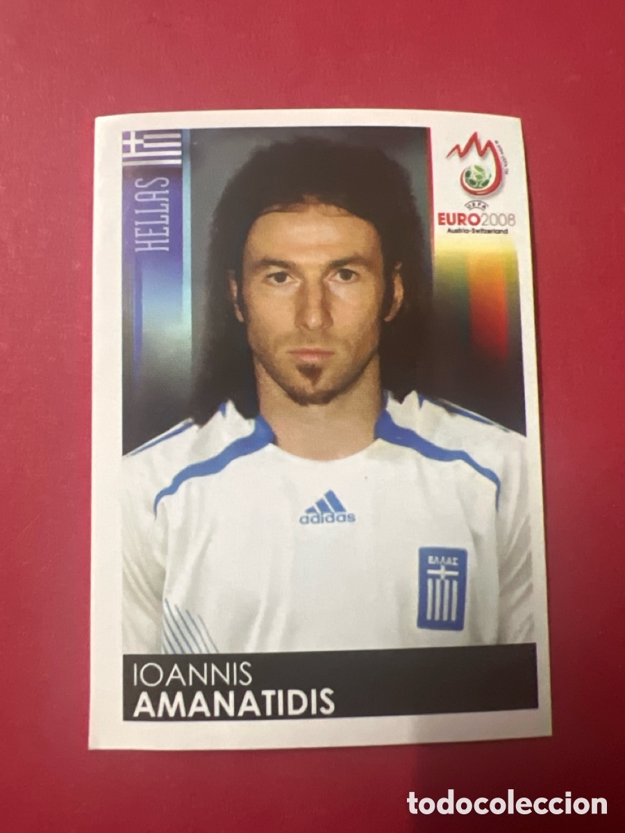 Cromos de F&uacute;tbol: C4507. 378 IOANNIS AMANATIDIS GRECIA CROMOS PANINI EURO 2008 AUSTRIA - SUIZA