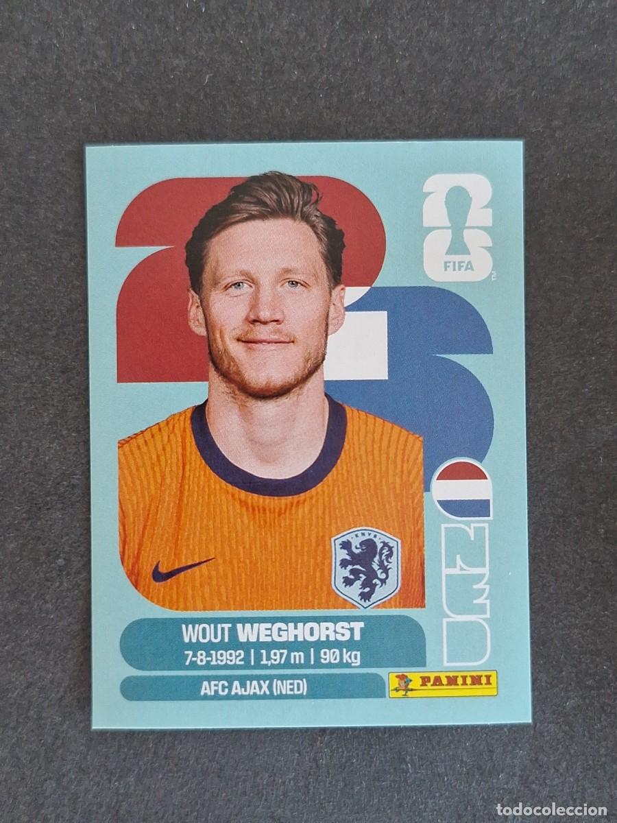 Cromos de F&uacute;tbol: L2 WEGHORST SELECCION PAISES BAJOS 19 PANINI MUNDIAL FIFA WORLD CUP 2026 PANINI NUNCA PEGADO