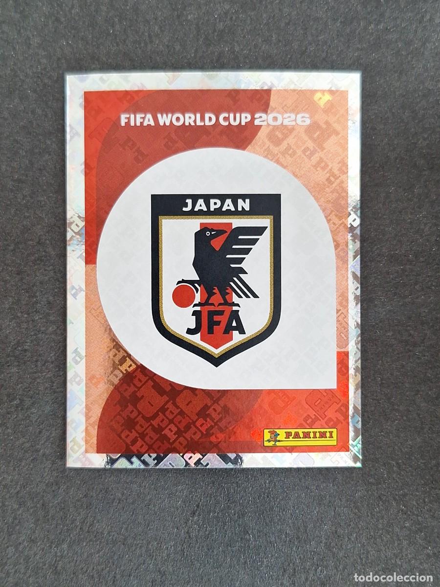 Cromos de F&uacute;tbol: L2 ESCUDO SELECCION JAPON 1 PANINI MUNDIAL FIFA WORLD CUP 2026 PANINI NUNCA PEGADO