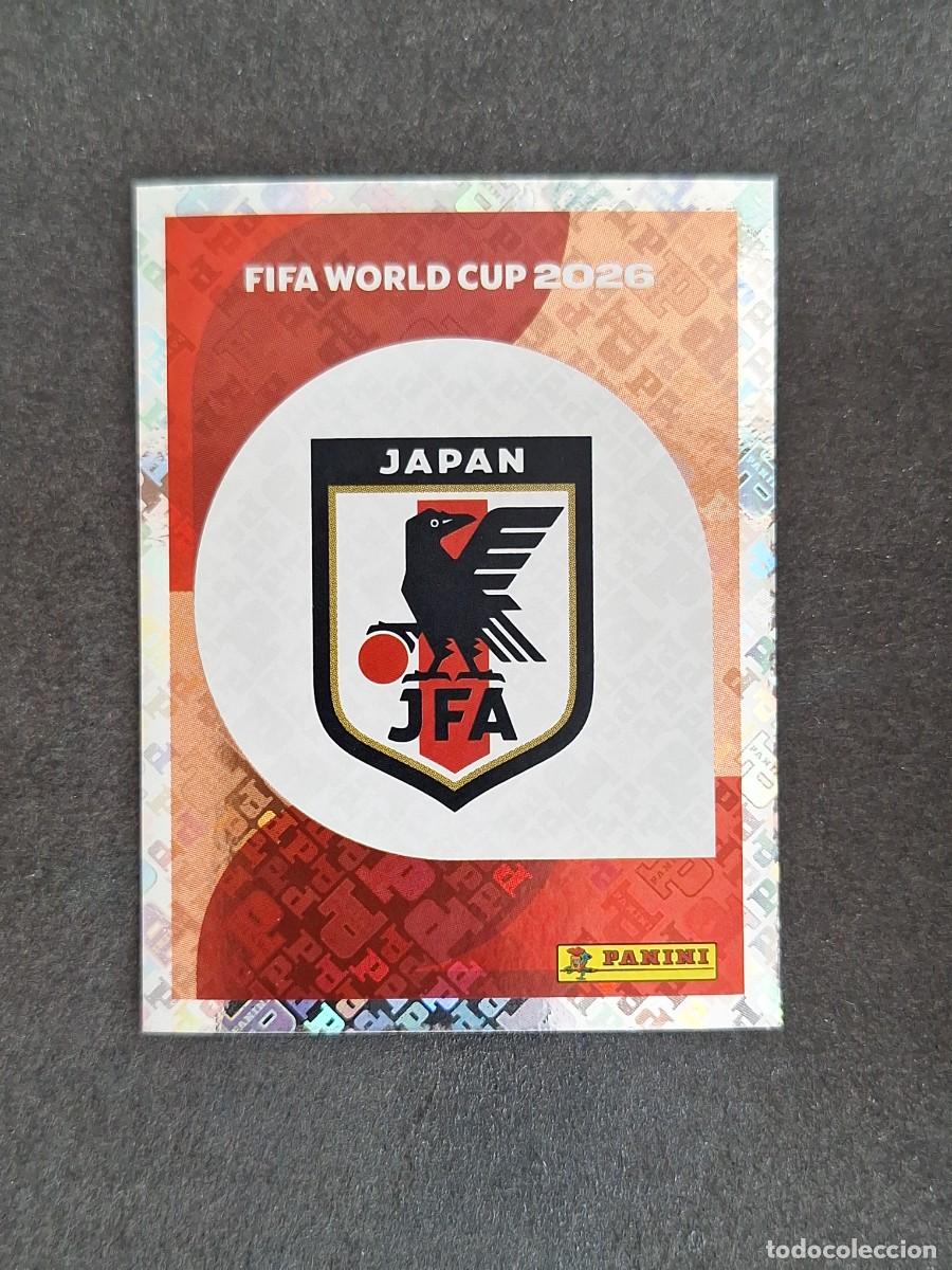 Cromos de F&uacute;tbol: L2 ESCUDO SELECCION JAPON 1 PANINI MUNDIAL FIFA WORLD CUP 2026 PANINI NUNCA PEGADO