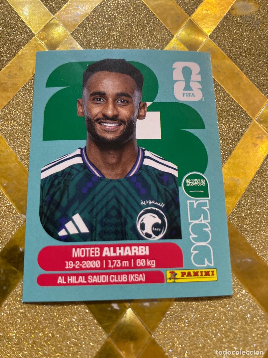 Cromos de F&uacute;tbol: CROMO DE F&Uacute;TBOL NUMERO KSA 7 MOTEB ALHARBI DE ARABIA SAUDI MUNDIAL 2026 MEXICO-EEUU-CANADA PANINI !