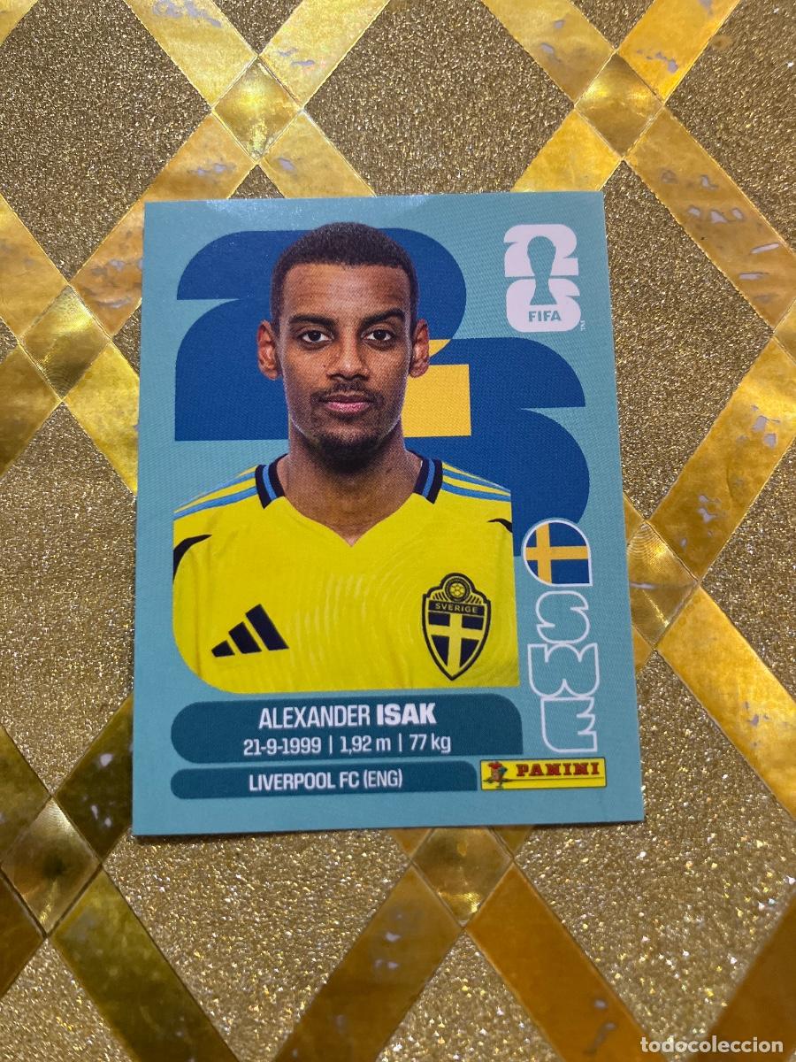 Cromos de F&uacute;tbol: CROMO DE F&Uacute;TBOL NUMERO 19 ALEXANDER ISAK SUECIA MUNDIAL 2026 MEXICO-EEUU-CANADA PANINI !