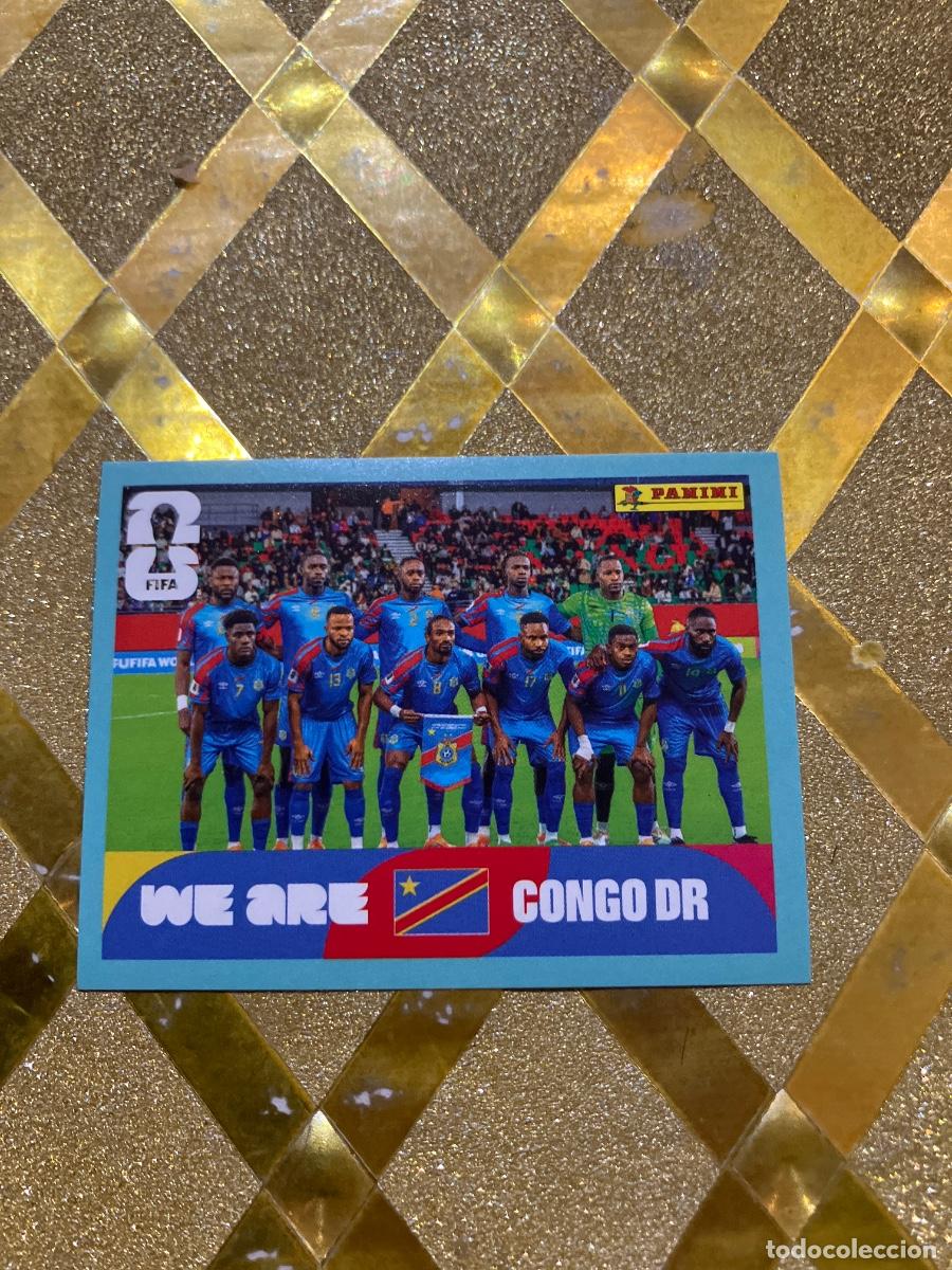Cromos de F&uacute;tbol: CROMO DE F&Uacute;TBOL NUMERO COD 13 EQUIPO CONGO MUNDIAL 2026 MEXICO-EEUU-CANADA PANINI !