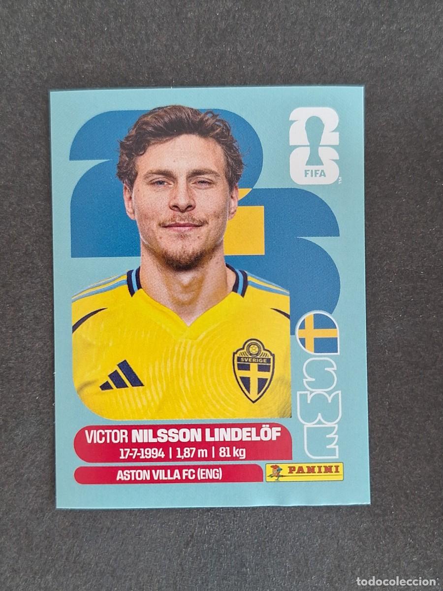 Fu&szlig;ball-Sticker: L2 NILSSON LINDEL&Ouml;F SELECCION SUECIA 6 PANINI MUNDIAL FIFA WORLD CUP 2026 PANINI NUNCA PEGADO
