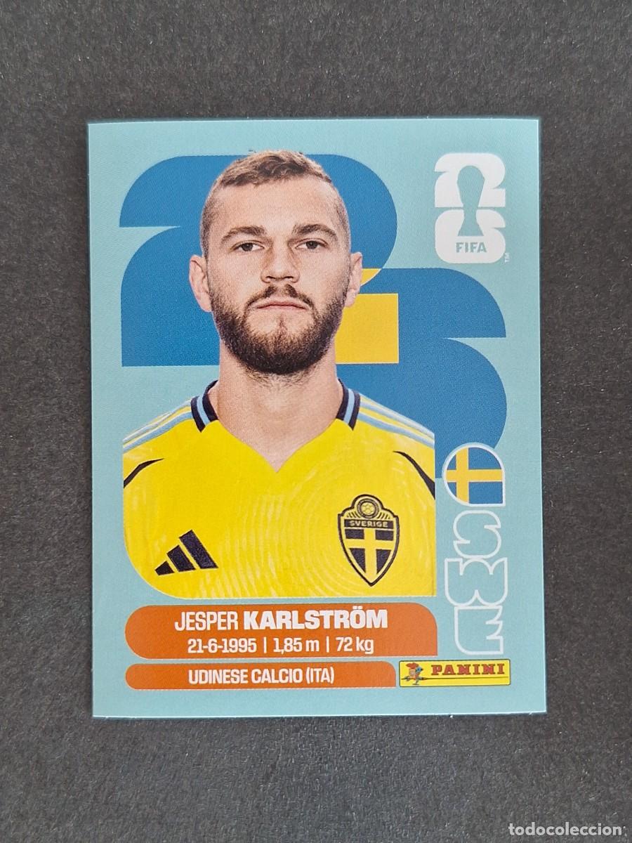 Fu&szlig;ball-Sticker: L2 KARLSTR&Ouml;M SELECCION SUECIA 10 PANINI MUNDIAL FIFA WORLD CUP 2026 PANINI NUNCA PEGADO