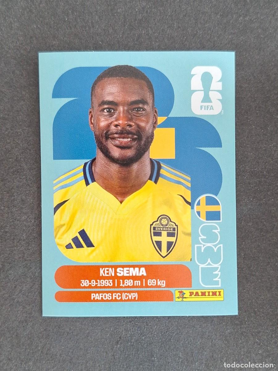 Cromos de F&uacute;tbol: L2 SEMA SELECCION SUECIA 15 PANINI MUNDIAL FIFA WORLD CUP 2026 PANINI NUNCA PEGADO