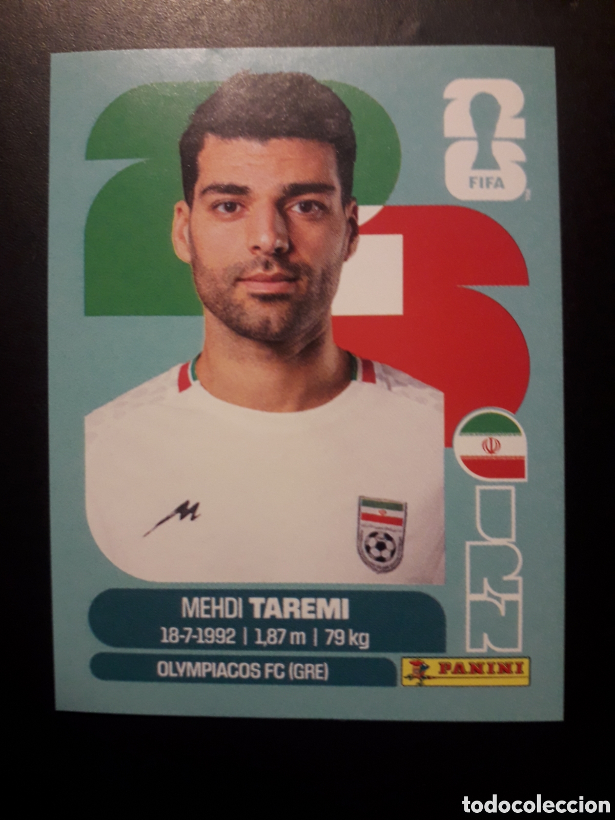 Figurine di Calcio: TAREMI IR&Aacute;N IRN 18 MUNDIAL F&Uacute;TBOL 2026 FIFA WORLD CUP PANINI SIN PEGAR PEDIDO M&Iacute;NIMO 3&euro;.