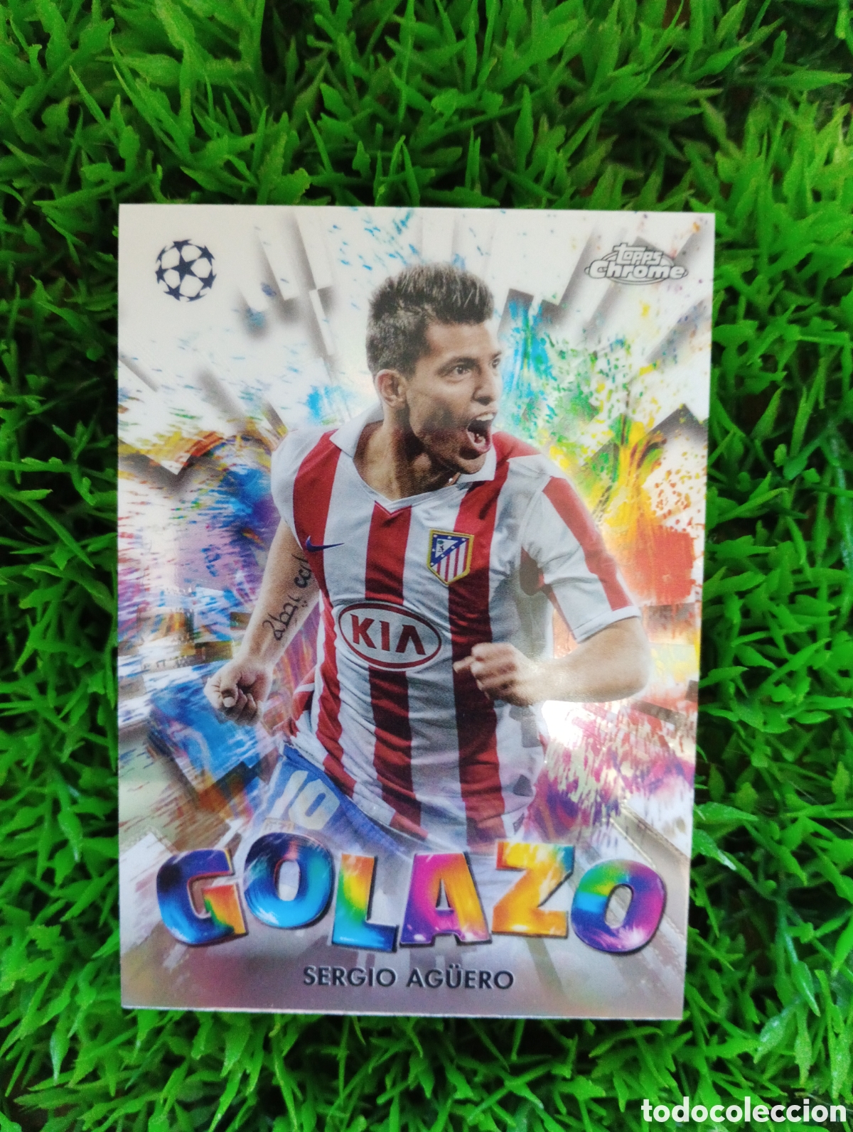 Cromos de F&uacute;tbol: Aguero Atletico De Madrid GOLAZO Topps Chrome 24-25 # GZ-30