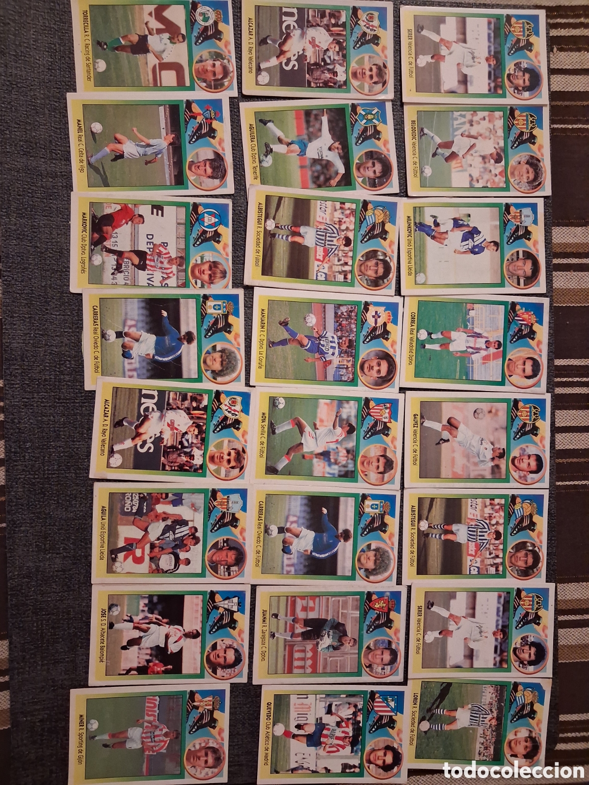 Cromos de F&uacute;tbol: Algo mas de 400 cromos recuperados de carton de este 93/94