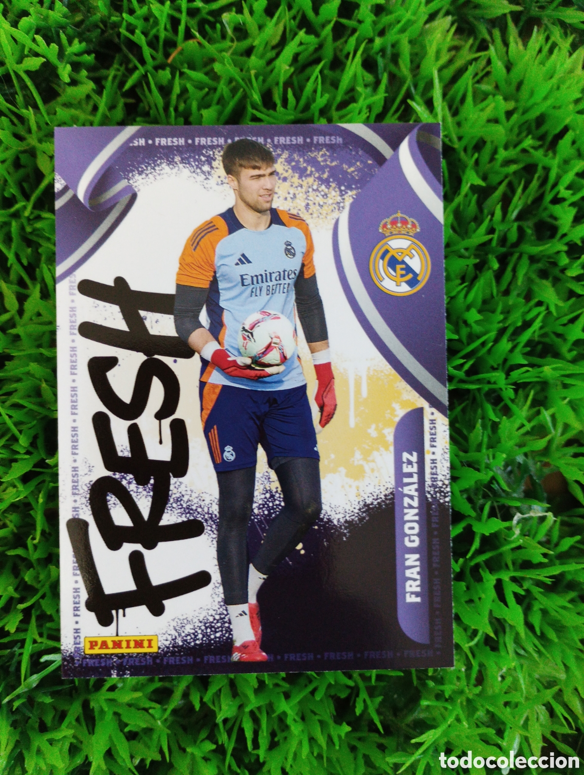 Cromos de F&uacute;tbol: Fran Gonzalez Real Madrid Panini Club 24-25 # 47