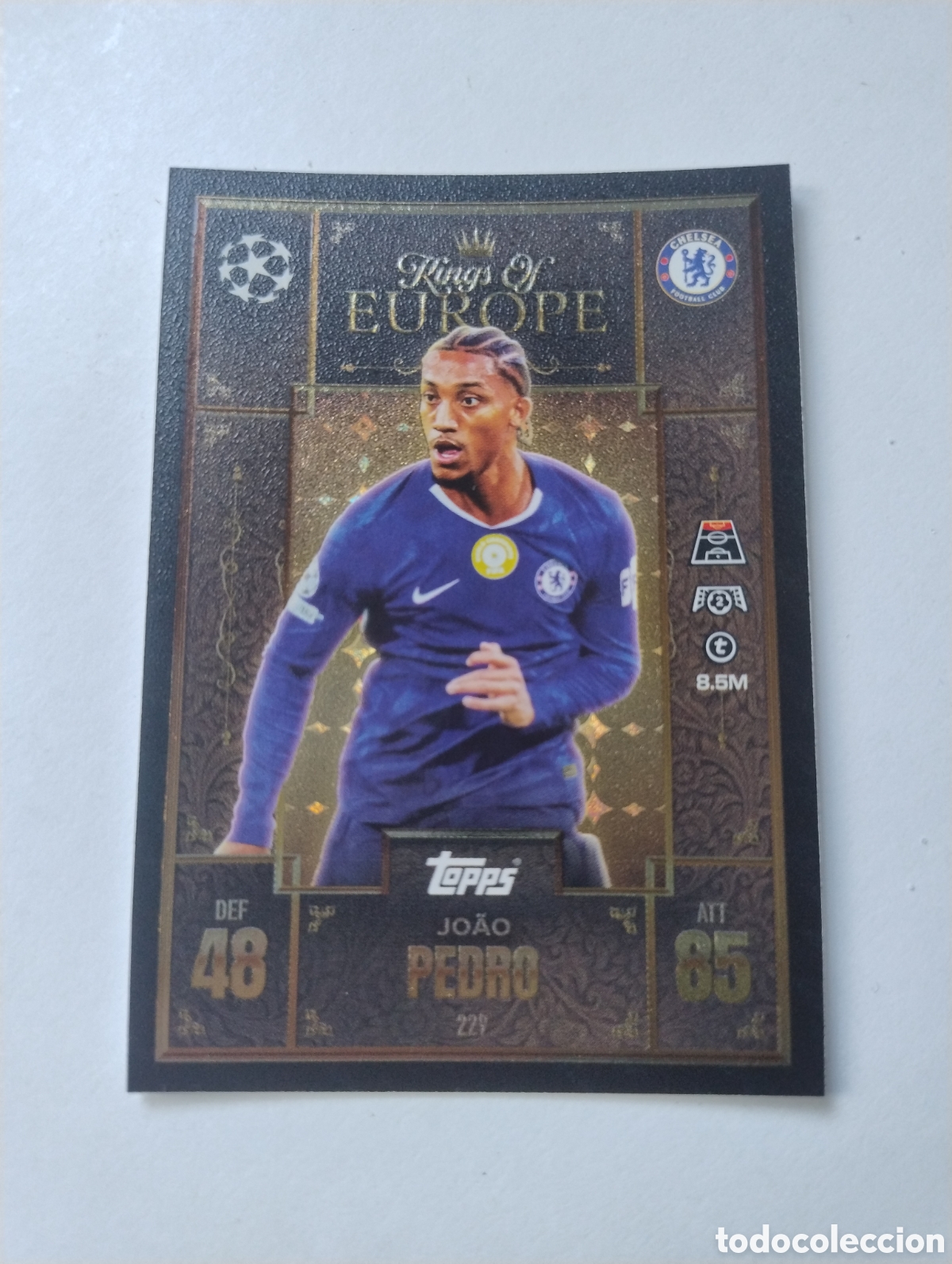 Cromos de F&uacute;tbol: 229 - Joao Pedro - Chelsea - Topps Match Attax 2025 - 2026 Kings of Europe