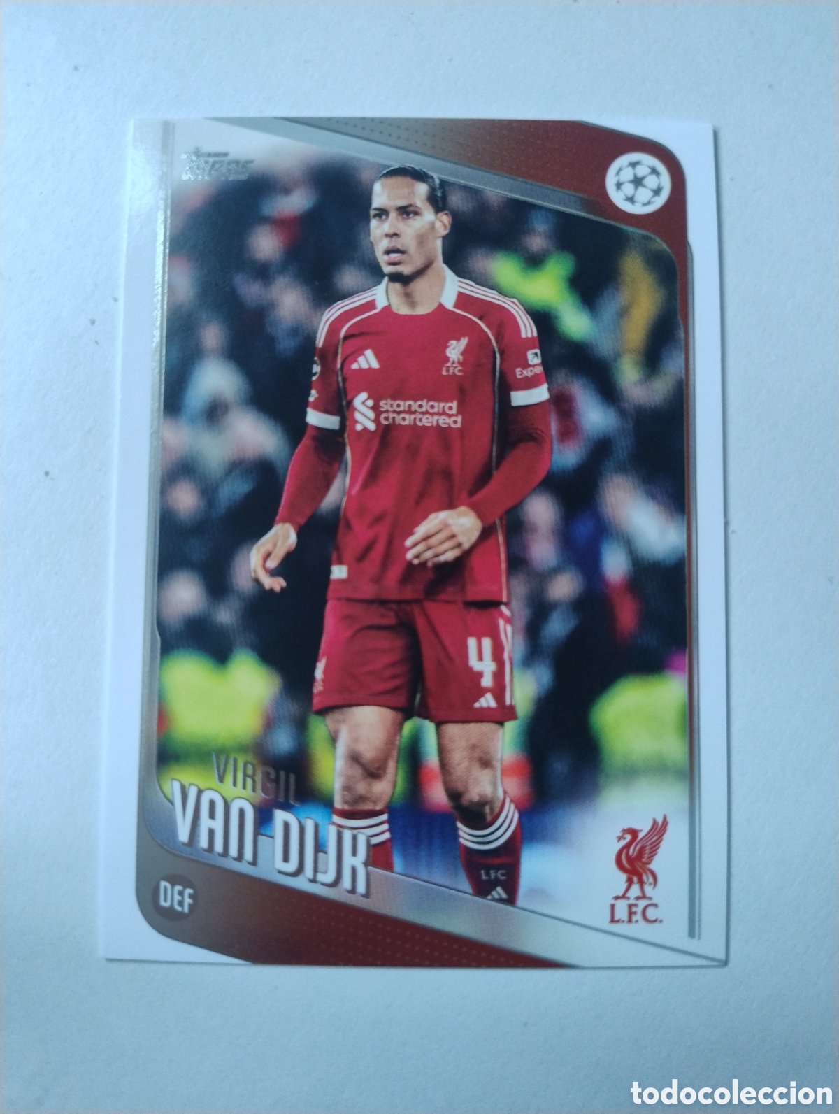 Cromos de F&uacute;tbol: 79 - Van Dijk - Liverpool - Topps UCC Flagship 2025 - 2026