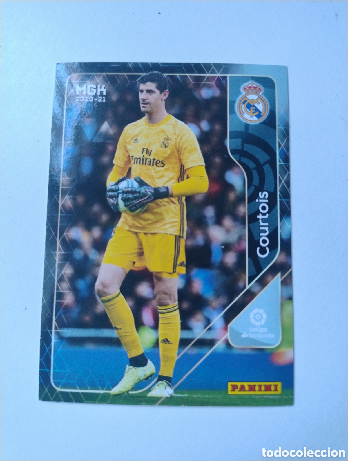 Cromos de F&uacute;tbol: 218 - Courtois - Real Madrid - Megacracks 2020 - 2021