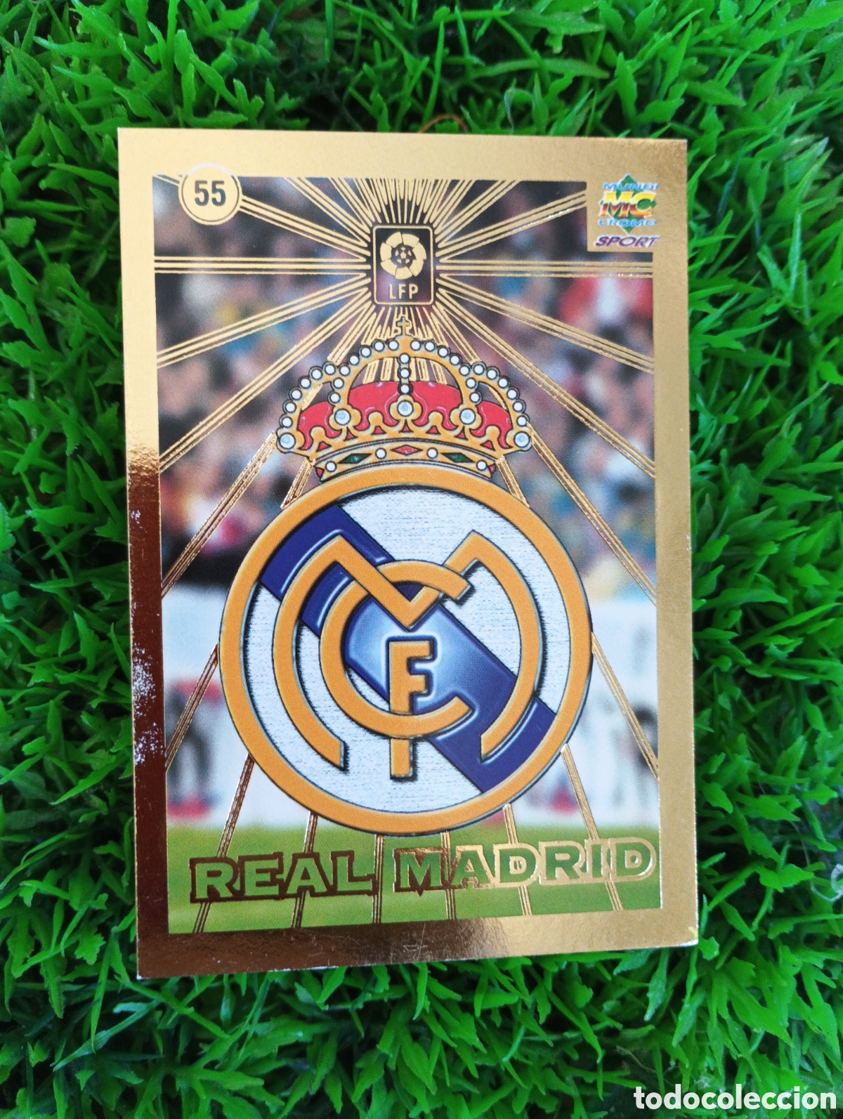 Cromos de F&uacute;tbol: Escudo Real Madrid Mundicromo 98-99 # 55